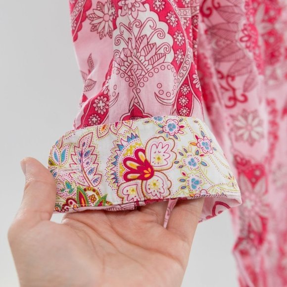 Robert Graham women's  Pink paisley embroidered blouse | Small - Picture 2 of 8